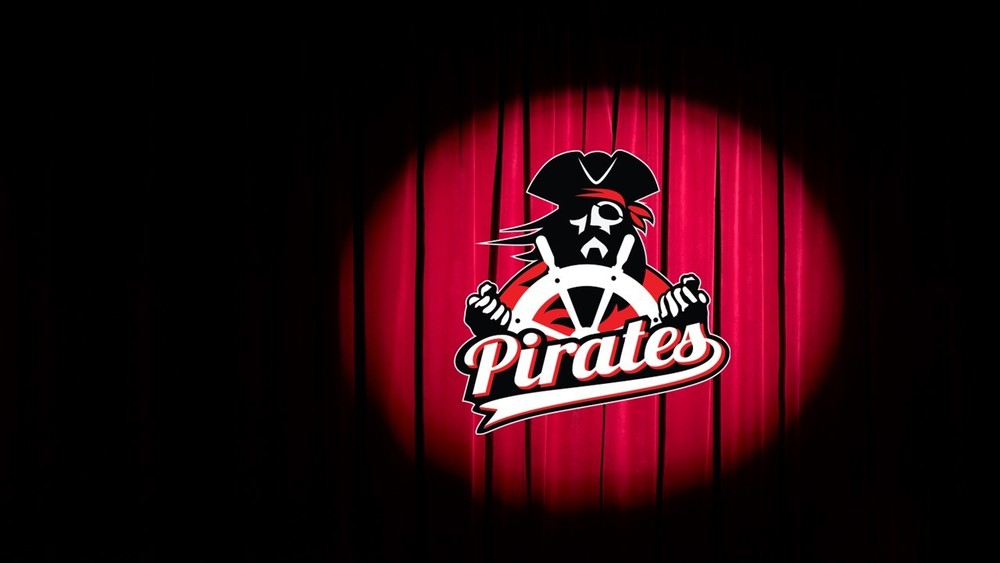 Pirate Logo in a Spotlight