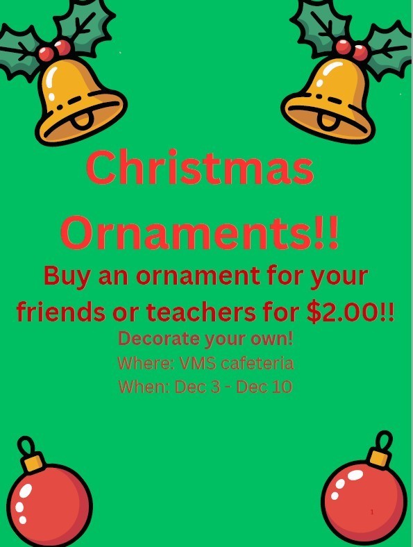 SGA Ornament Sale