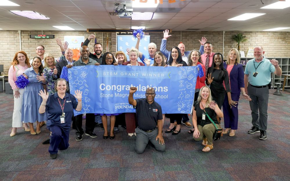 Stone Magnet Middle receives FPL check