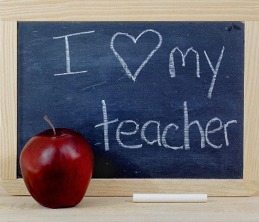 I "heart" my teacher