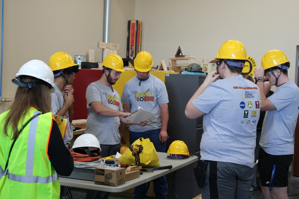 Construction Competition Students