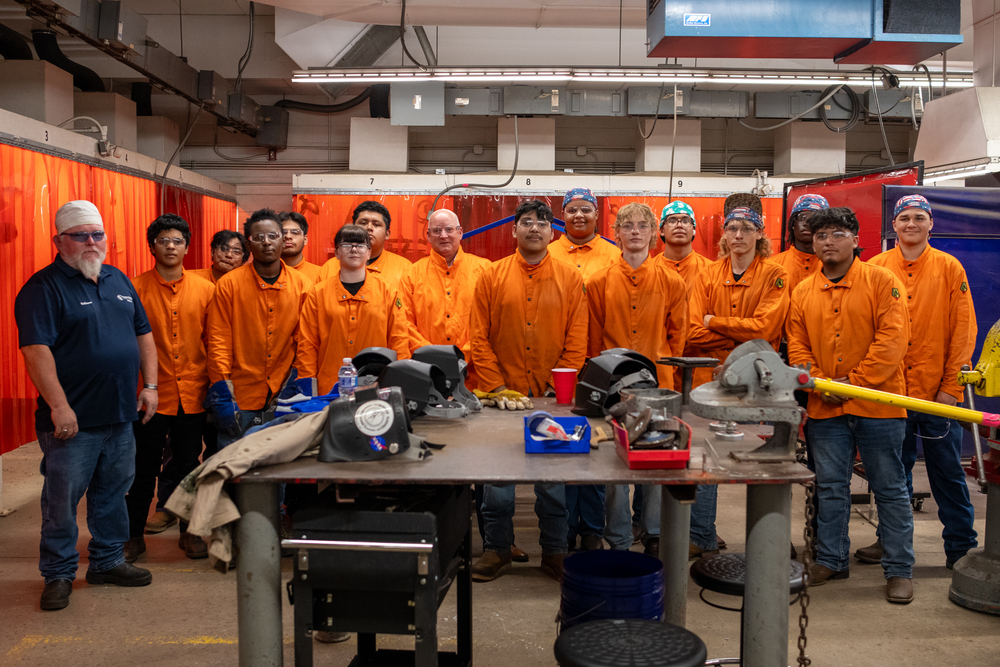 Welding Students