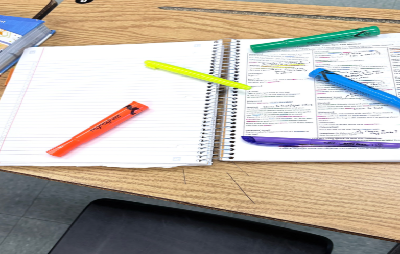 EPIC WAYS TO STUDY LITERATURE: Students at Melbourne High are diving into *Epic: The Musical* as a creative way to study *The Odyssey.* Using notebooks and colorful highlighters, they’re making connections between the ancient text and its modern retelling. “I think that because *The Odyssey* was written so long ago, it’s easier for kids to learn what is going on and remember and understand the events and characters better,” said Anastasia Mijotovic. She added that exploring modern interpretations makes learning more fun and engaging than just reading ancient Greek literature.