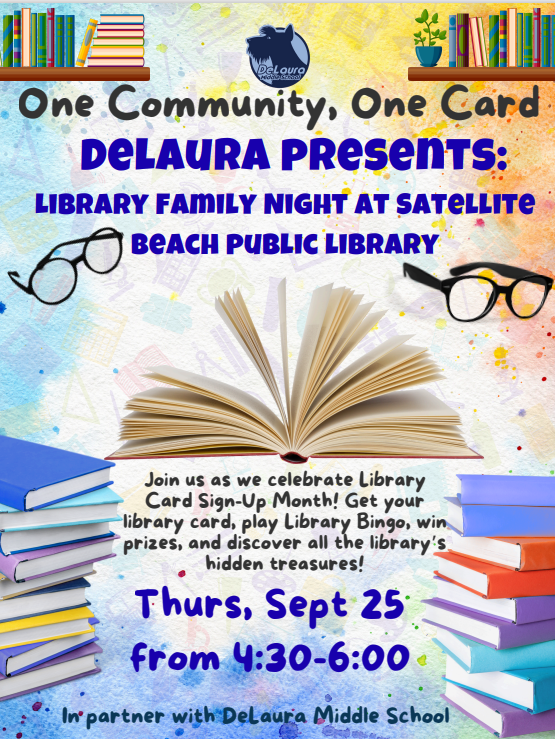 Family Library Night Flyer