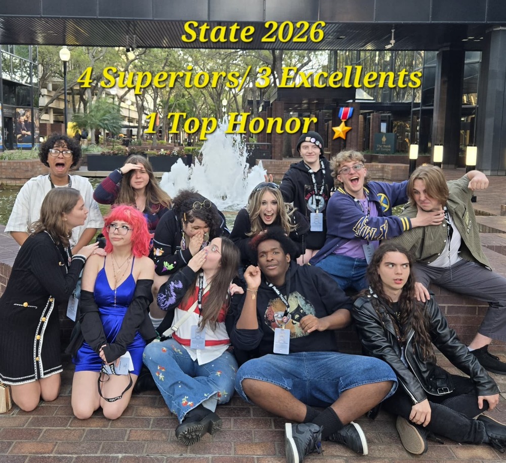 Thespian Troupe 2606 at State Conference