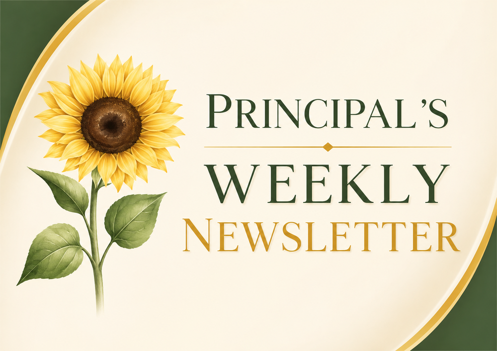 Principal's Weekly Newletter