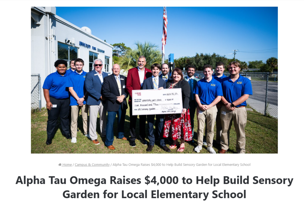 Sensory Garden Donation