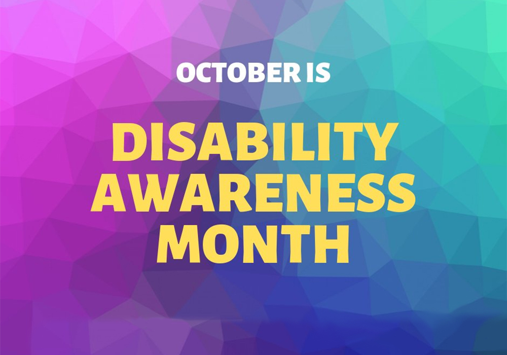 October is Disability Awareness Month