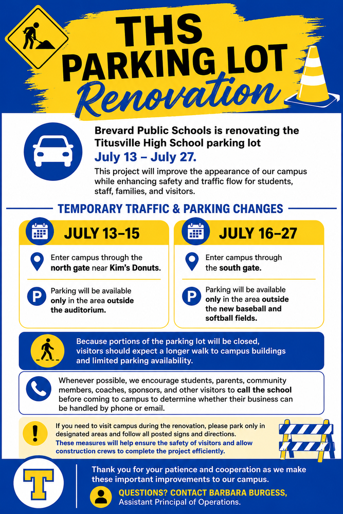 THS Parking Lot Renovation