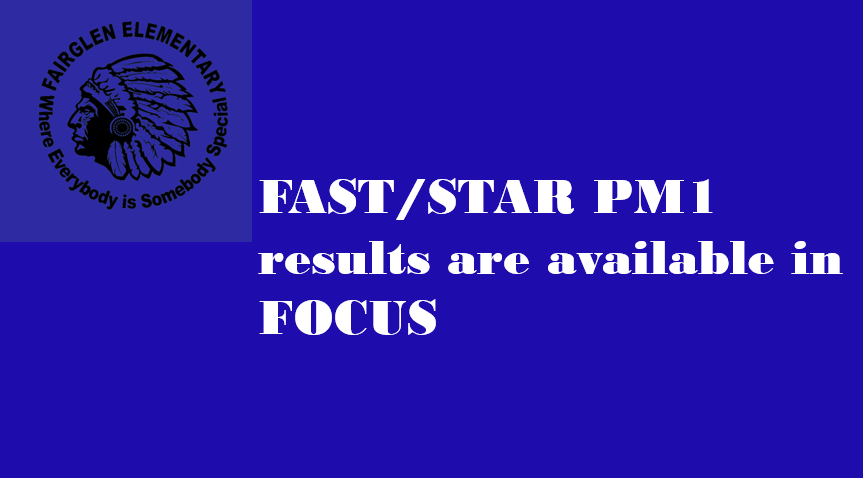 FAST/STAR PM1 Scores