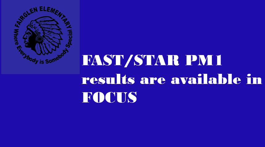 FAST/STAR PM1 Scores
