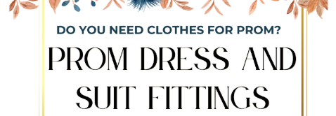 Prom dress and suit fittings