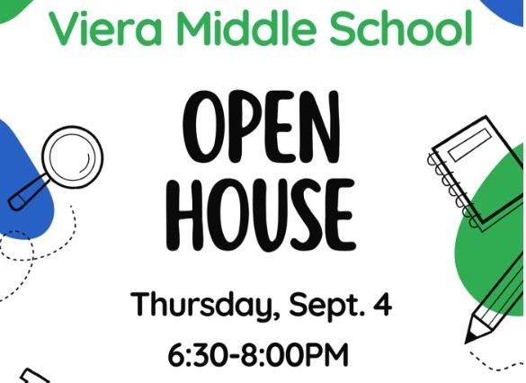 VMS Open House Sept 4 6:30-8pm