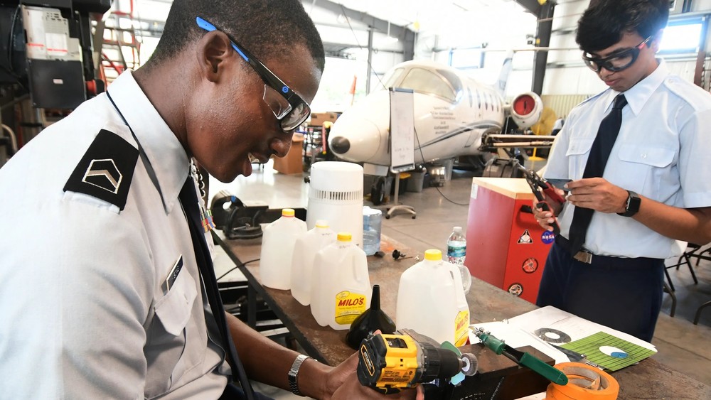 Avaiation CTE program students