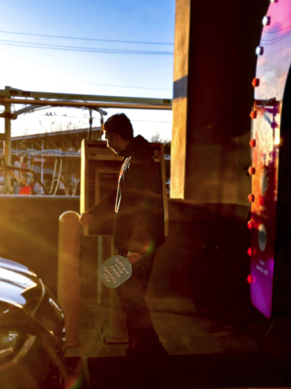 Caption: Balancing work and school: William Dixon lll works at El Car Wash as he washes vehicles and sends them through the car wash. He balances his job and school while completing his classes through FLVS. Dixon works long hours during the school year to earn money for his car and personal expenses. He said, “Working while in school helps me manage my time and responsibilities”. Photo by Madison Davis