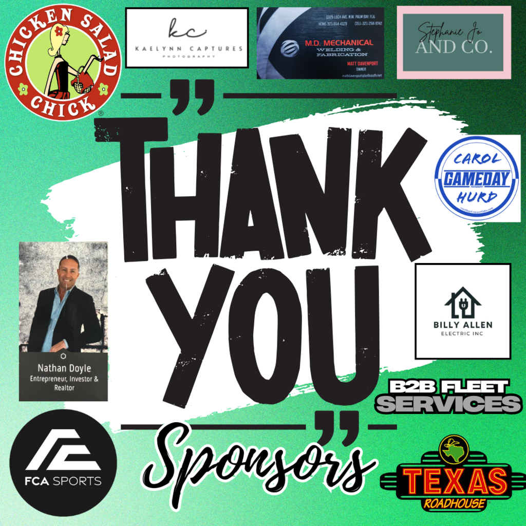 thank you sponsors