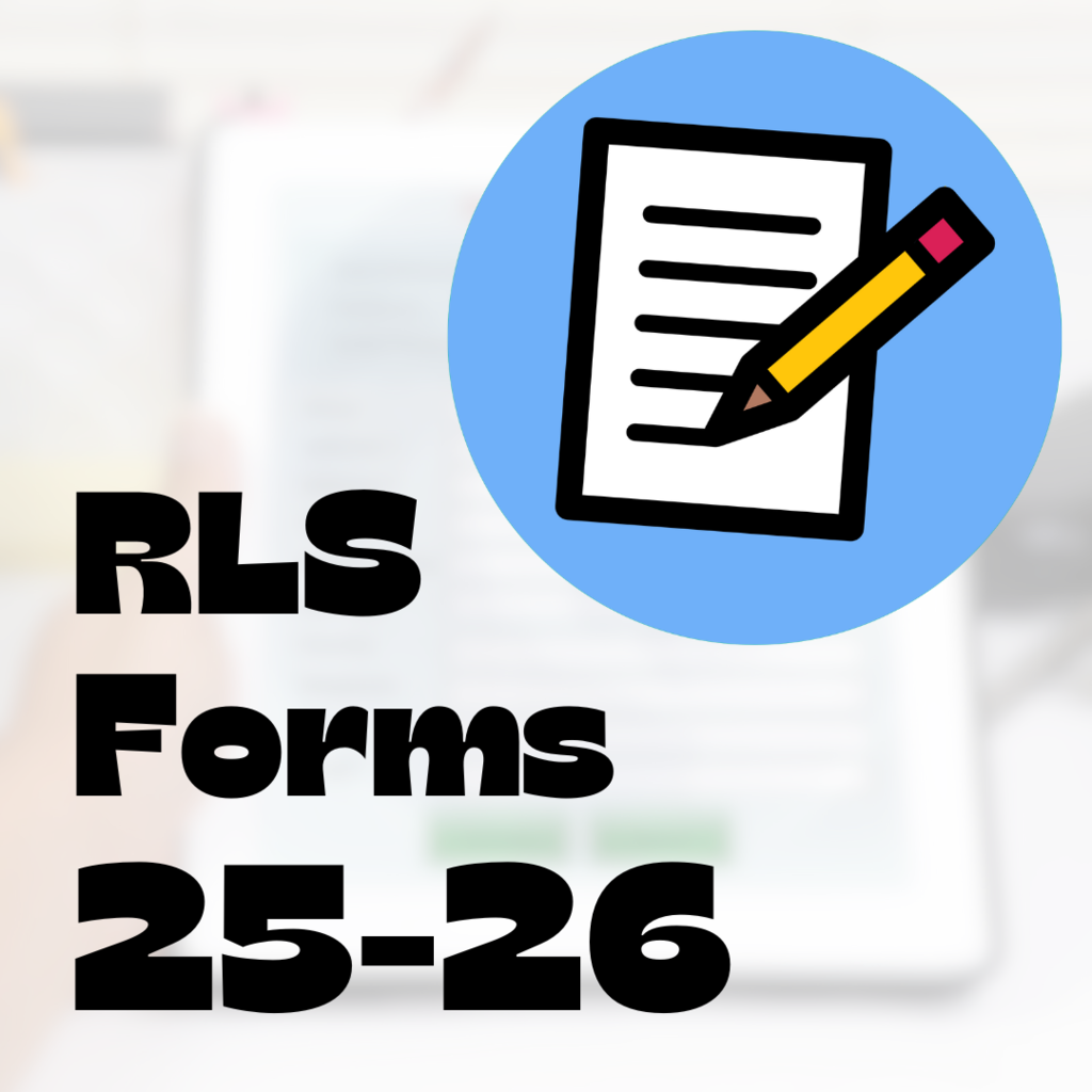 RLS Forms 25-26