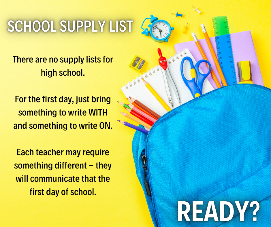 supply list