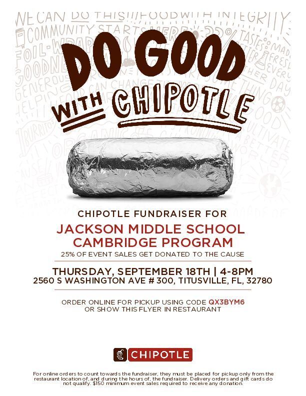 Chipotle fundriaser
