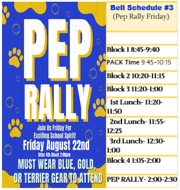 Pep Rally this Friday