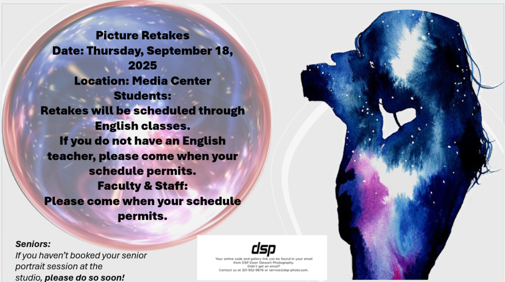 yearbook picture retake information