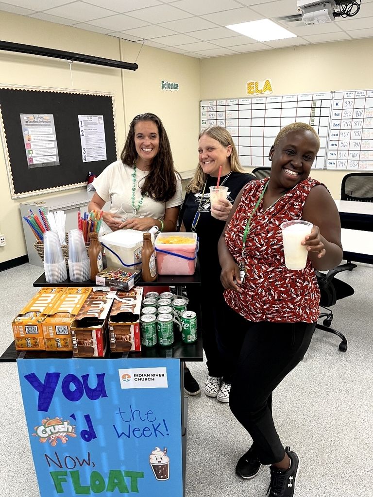 teachers with floats