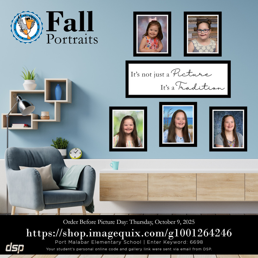 Picture Day! October 9th - Order Before Picture Day!