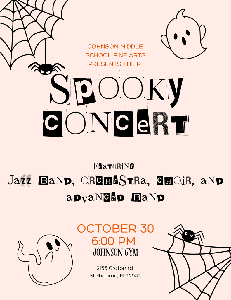 spooky concert flyer