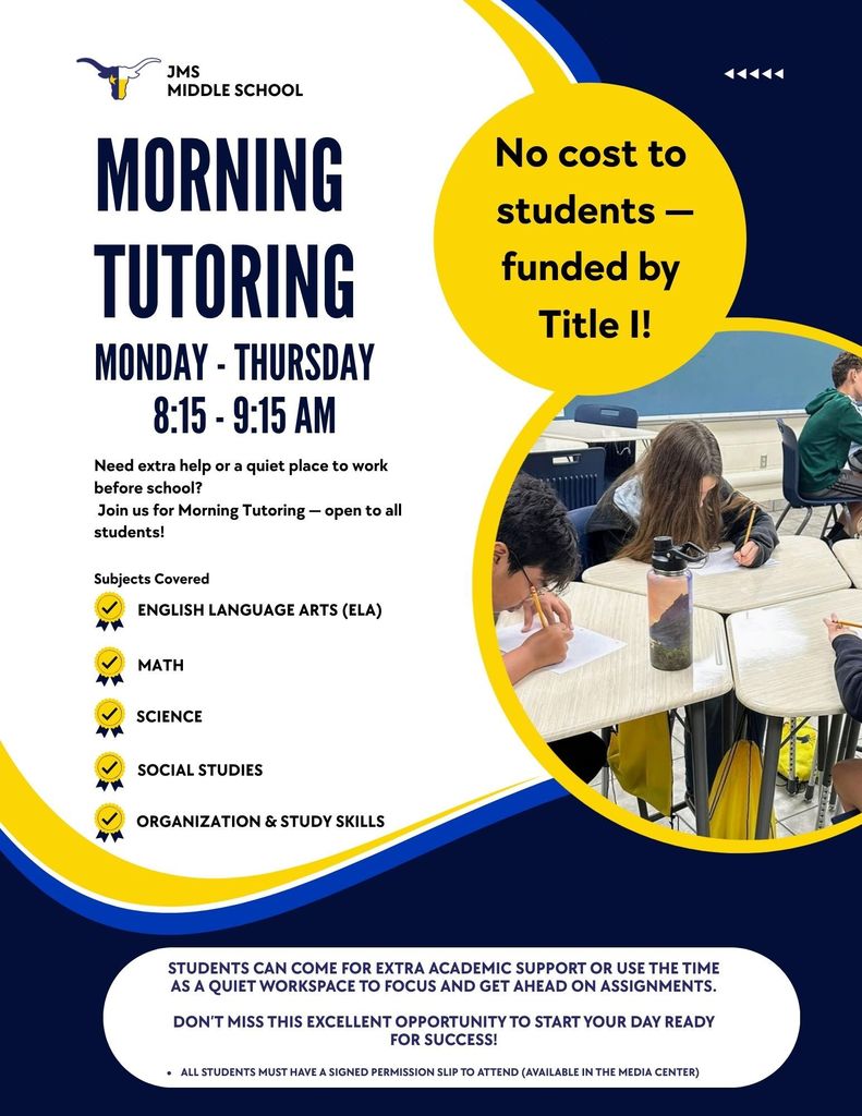 Spanish Morning Tutoring Flyer