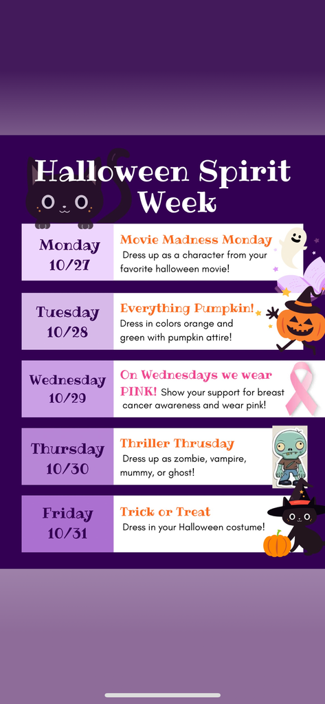 halloween spirit week