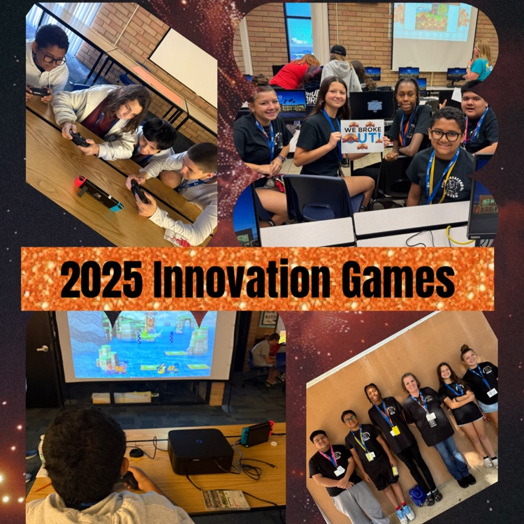 pictures of students at the 2025 innovation games