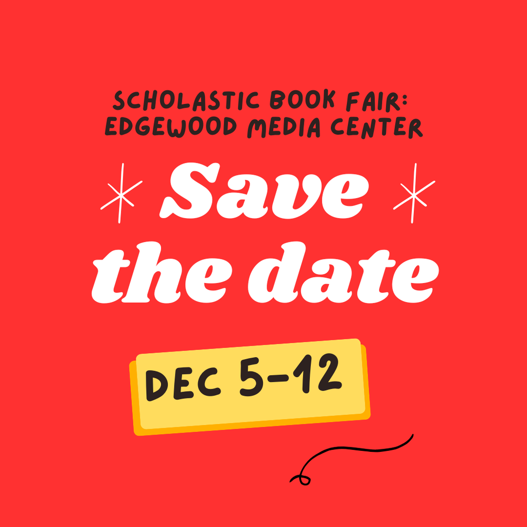 Save the date for the book fair on Dec 5-12