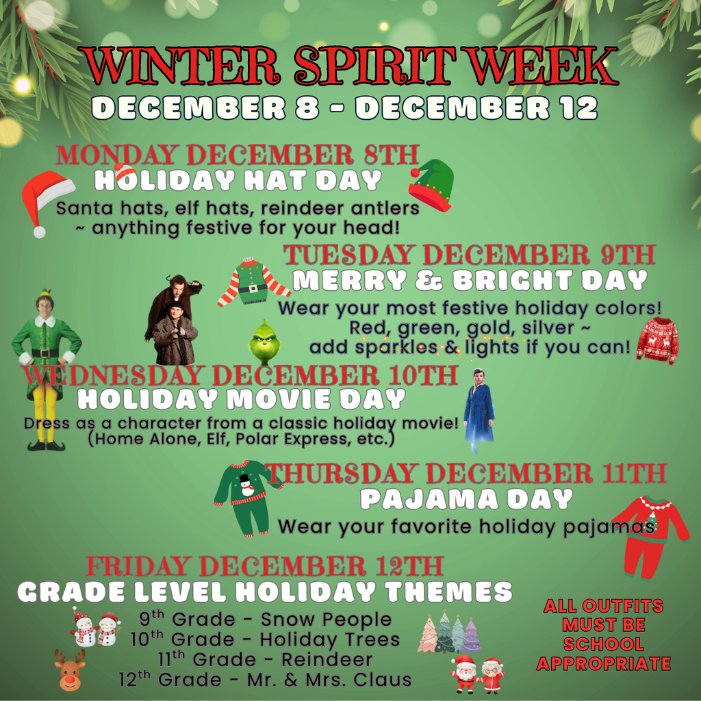 winter spirit week