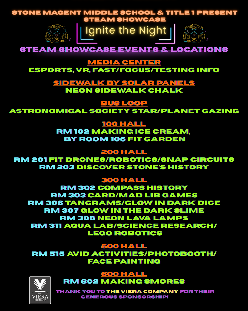 Stone STEAM night events