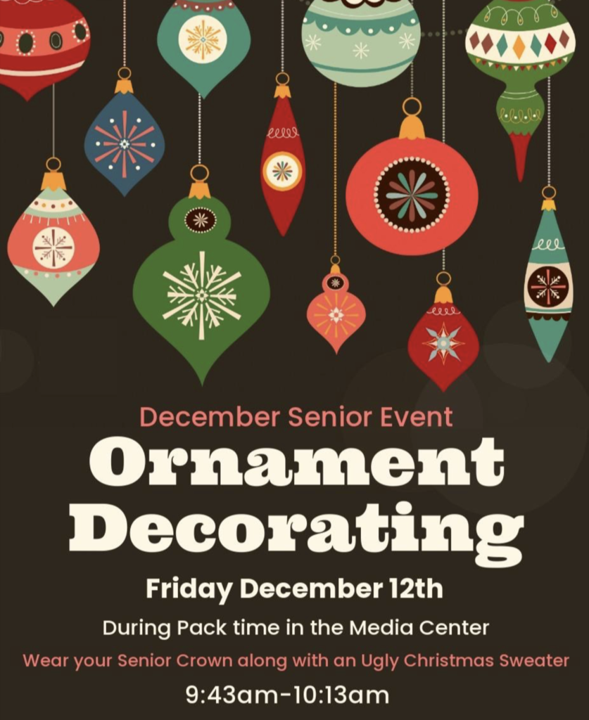 Senior Ornament Event
