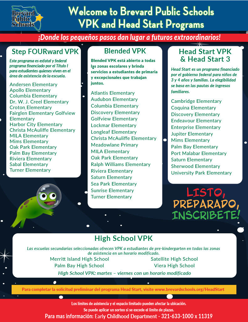 Pagina 2 de informacion sobre VPK 2026-27