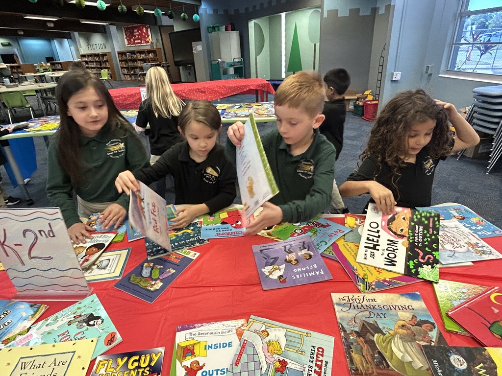 students at book swap