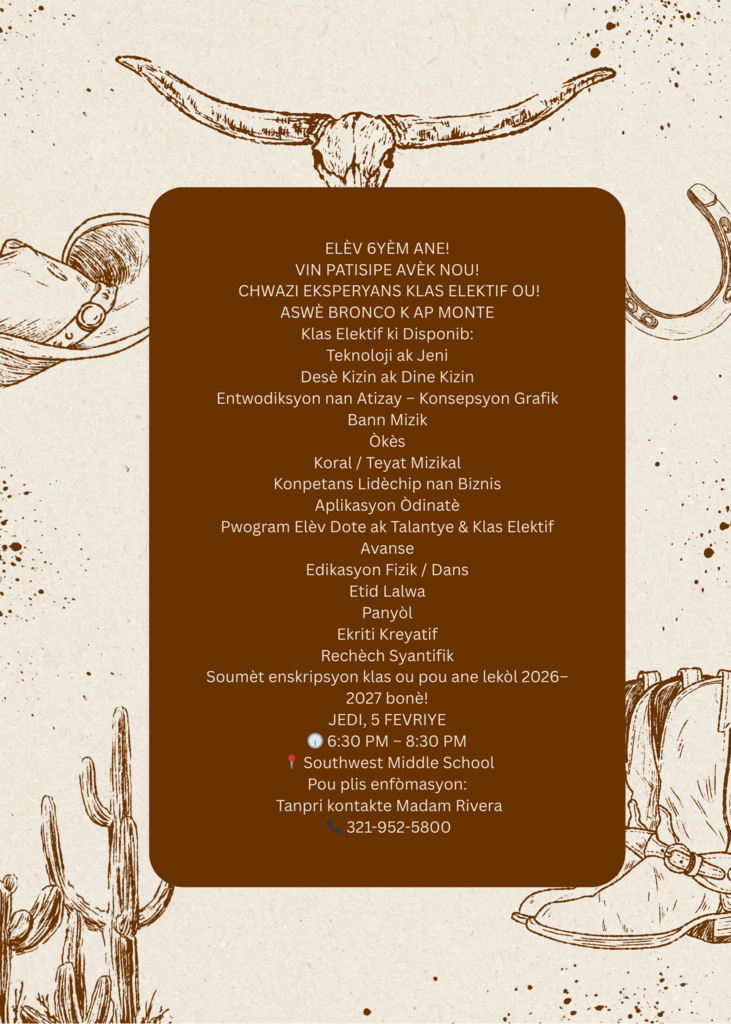 Rising Bronco Night - Haitian Creole