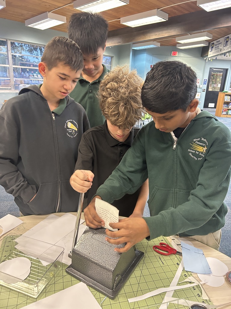 students doing maker activities