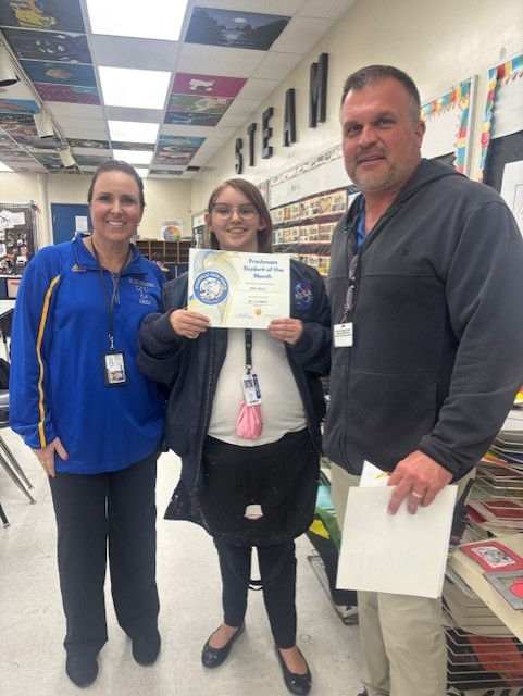 Freshman Student of the Month