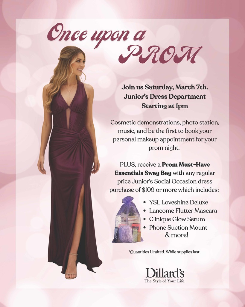Dillard's Prom event