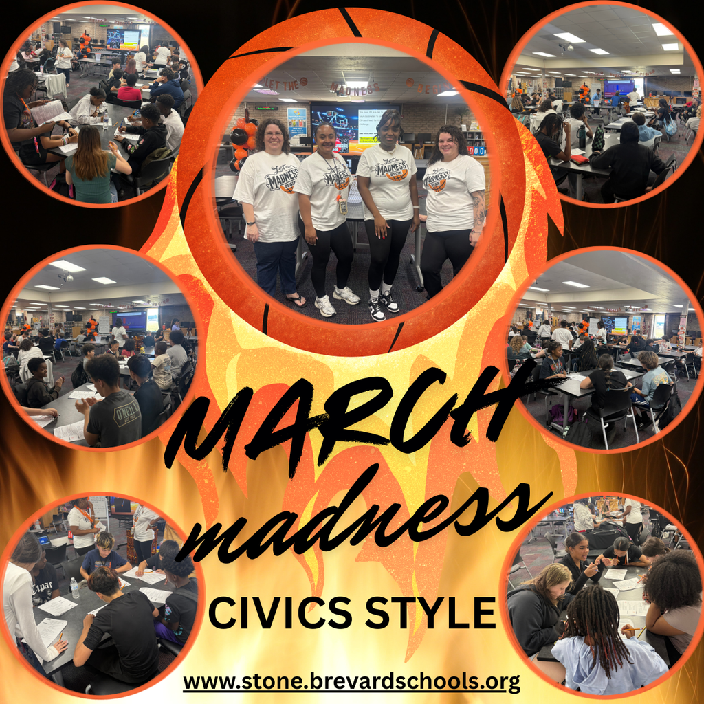 March Madness - CIVICS post images of classes working on Civics EOC prep