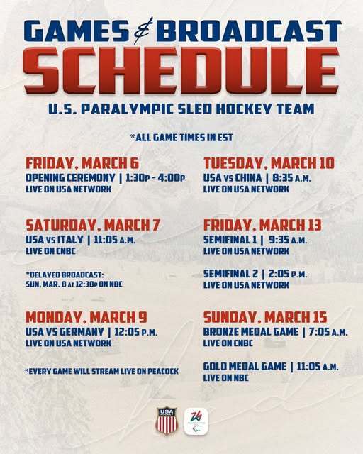 hockey schedule