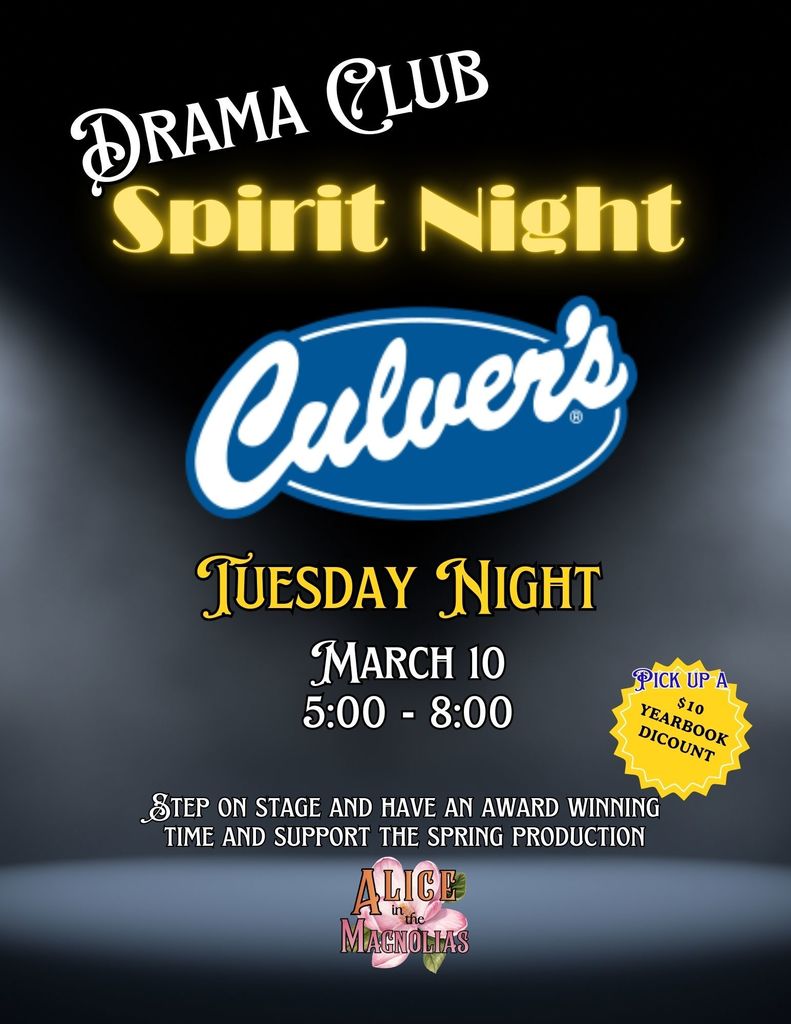 Culver's Spirit Night