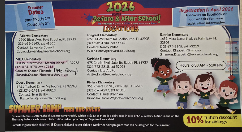 BAS Summer Camp Locations