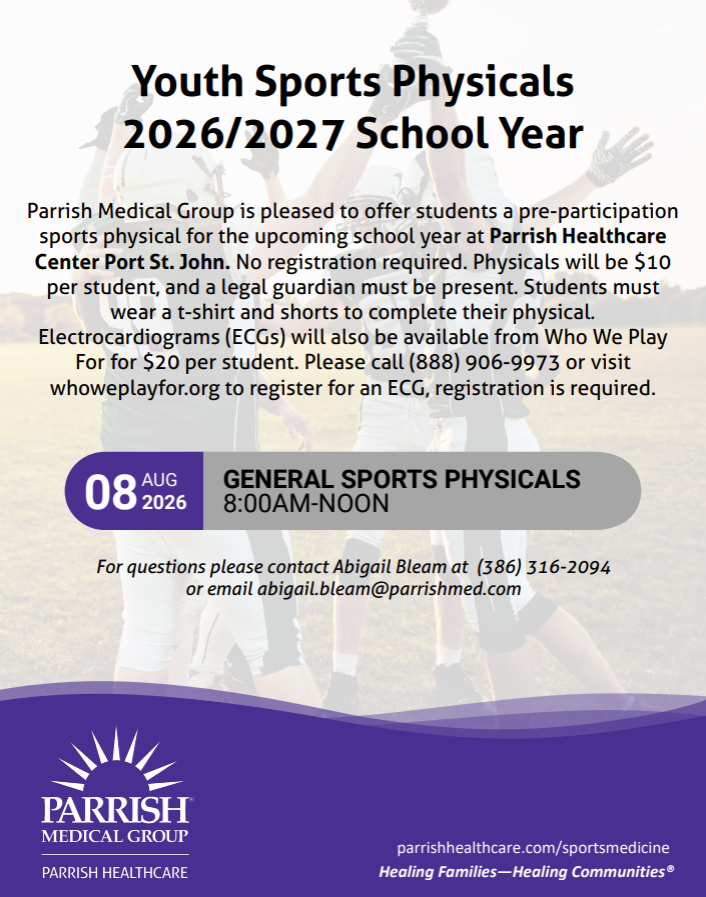 Summer Sports Physicals