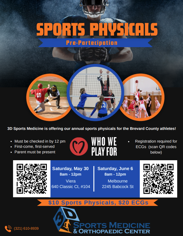 Summer Sports Physicals