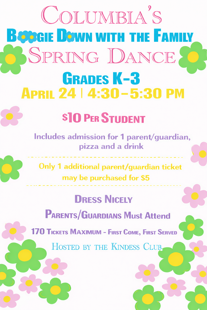 Flyer with date time and information about event 