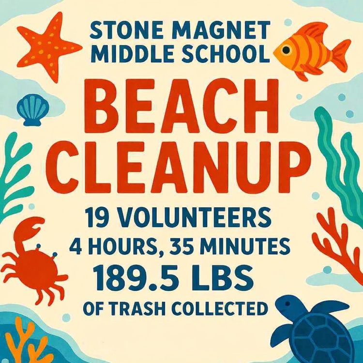 Stone Magnet Middle School volunteers