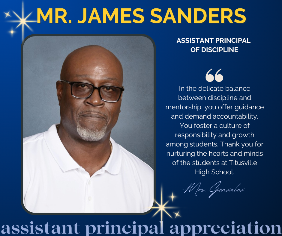 Sanders AP Appreciation